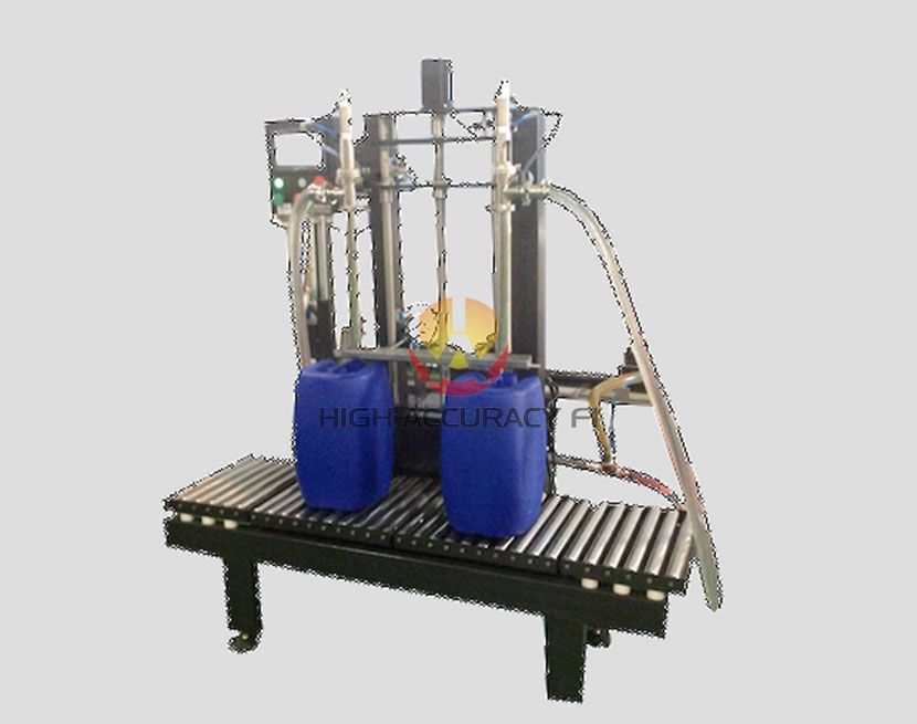 高泡液體專用半自動雙頭稱重式灌裝FM-SWD/20L-F